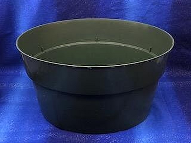 10" Green Pan Pot - Click Image to Close